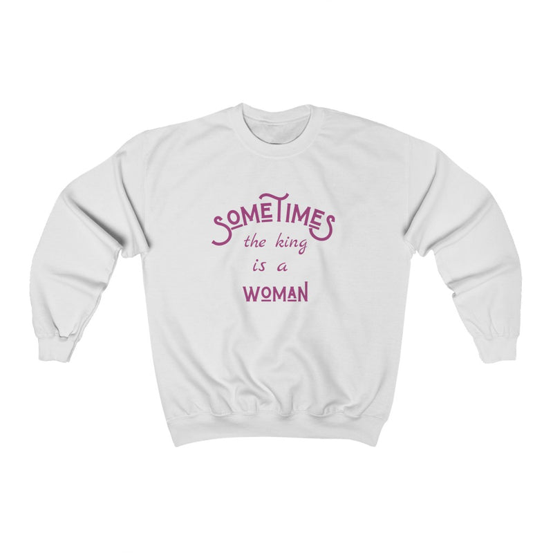 Woman Is King Crewneck Sweatshirt