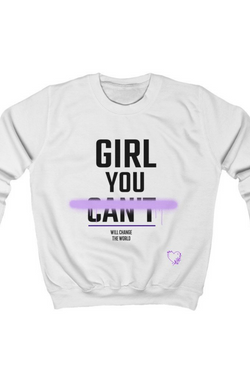 Girls Sweater "Girl You Can"