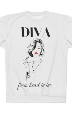 "Diva From Head to Toe"  Sweatshirt