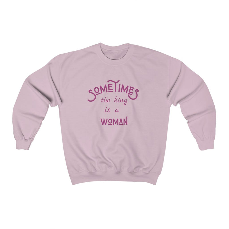 Woman Is King Crewneck Sweatshirt