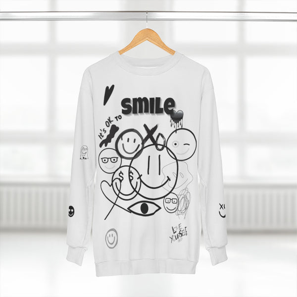 "It's OK to smile" sweatshirt