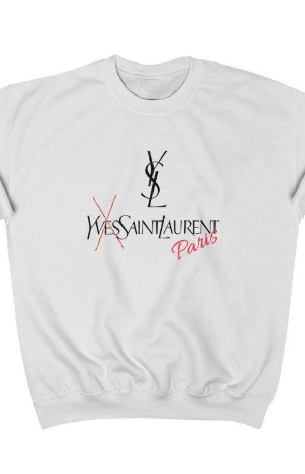 "Yves St. Laurent" Crewneck Sweatshirt