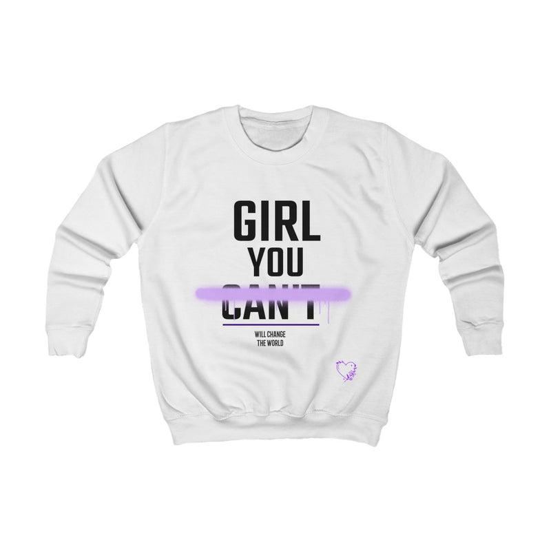 Girls Sweater "Girl You Can"