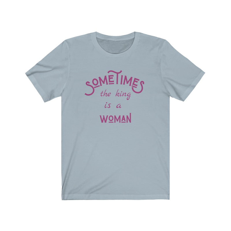 Woman Is King Jersey Short Sleeve Tee