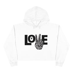 "LOVE" Cropped Hoodie