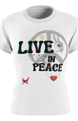 "Live In Peace" T-shirt