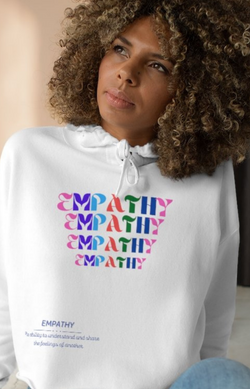 "EMPATHY" Cropped Hoodie