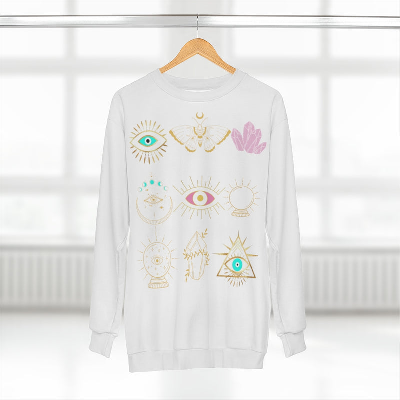 Colorful Evil Eye Sweater