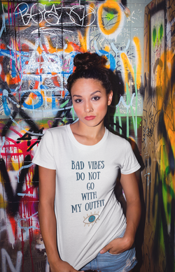 Bad Vibes Do Not Go With My Outfit T-shirt