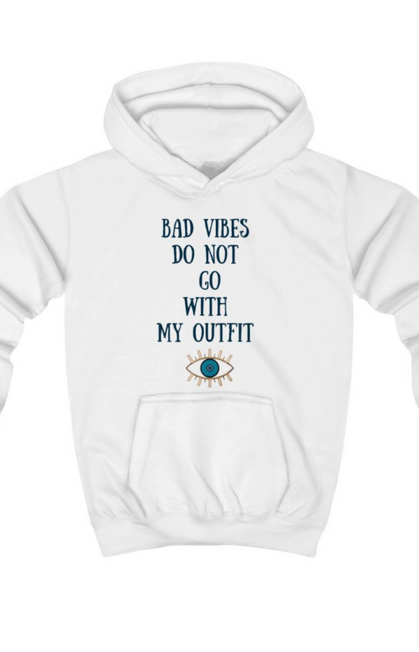 "No Bad Vibes" Kids Hoodie