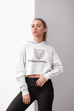 Original Logo Cropped Hoodie