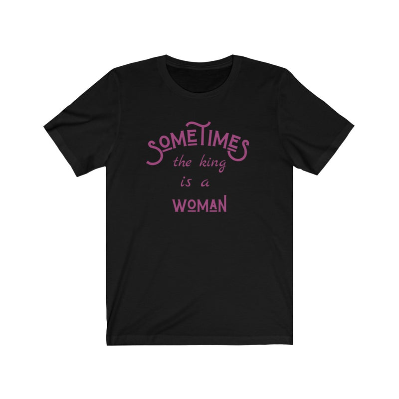 Woman Is King Jersey Short Sleeve Tee