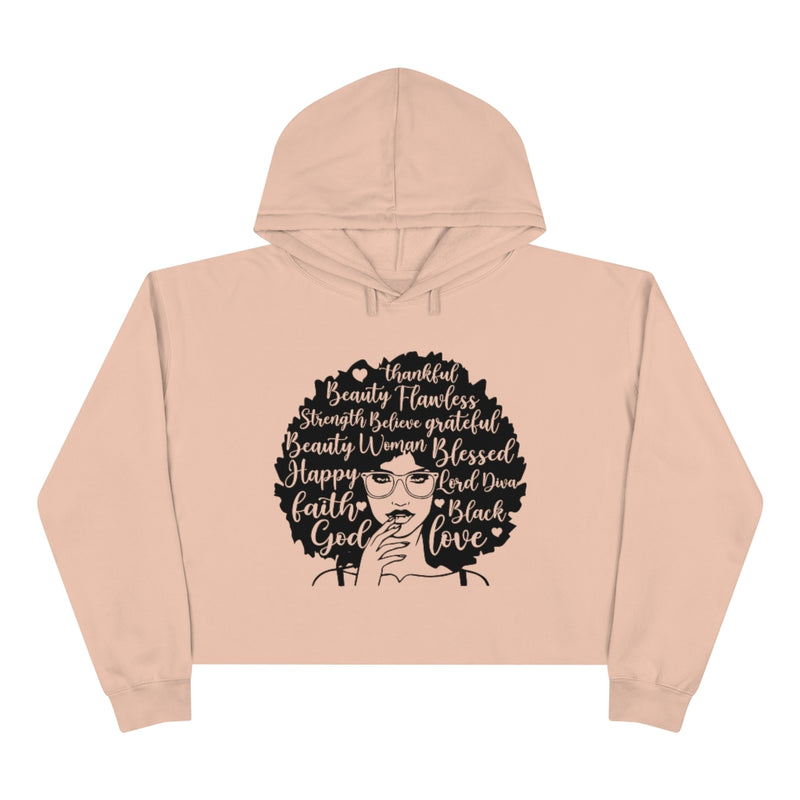 Female Power Cropped Hoodie