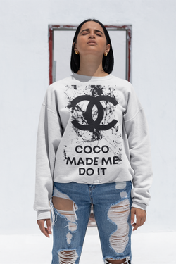 "COCO made me do it" Graffiti Sweatshirt