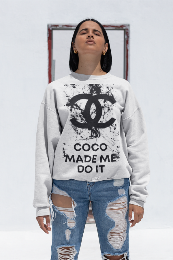 "COCO made me do it" Graffiti Sweatshirt