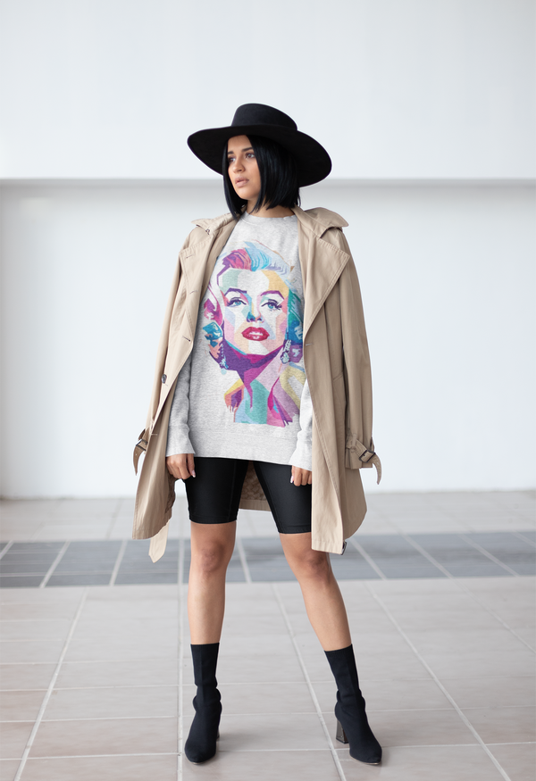 "Be True" Marilyn Graphic Sweatshirt