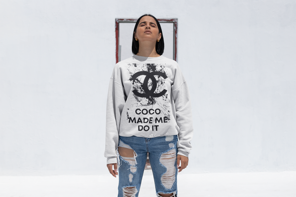 "COCO made me do it" Graffiti Sweatshirt