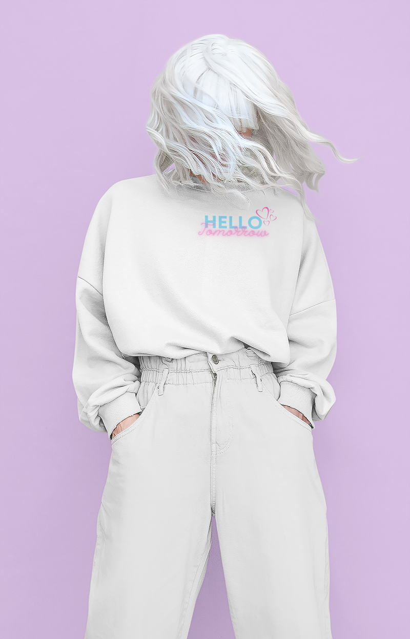 "Hello Tomorrow" Sweater